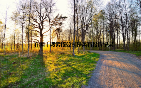– 在网上搜索该公司是否有投诉记录