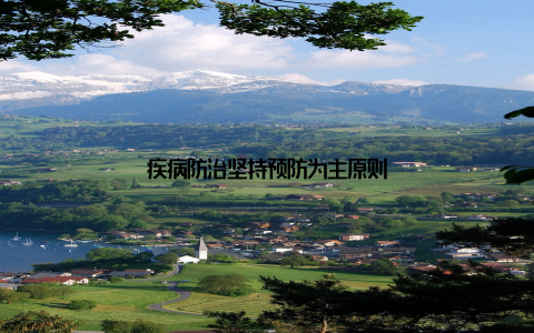 疾病防治坚持预防为主原则