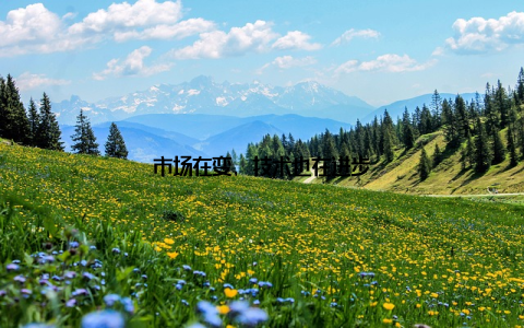 市场在变, 技术也在进步