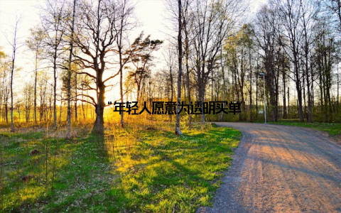 “年轻人愿意为透明买单