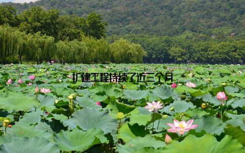 扩建工程持续了近三个月